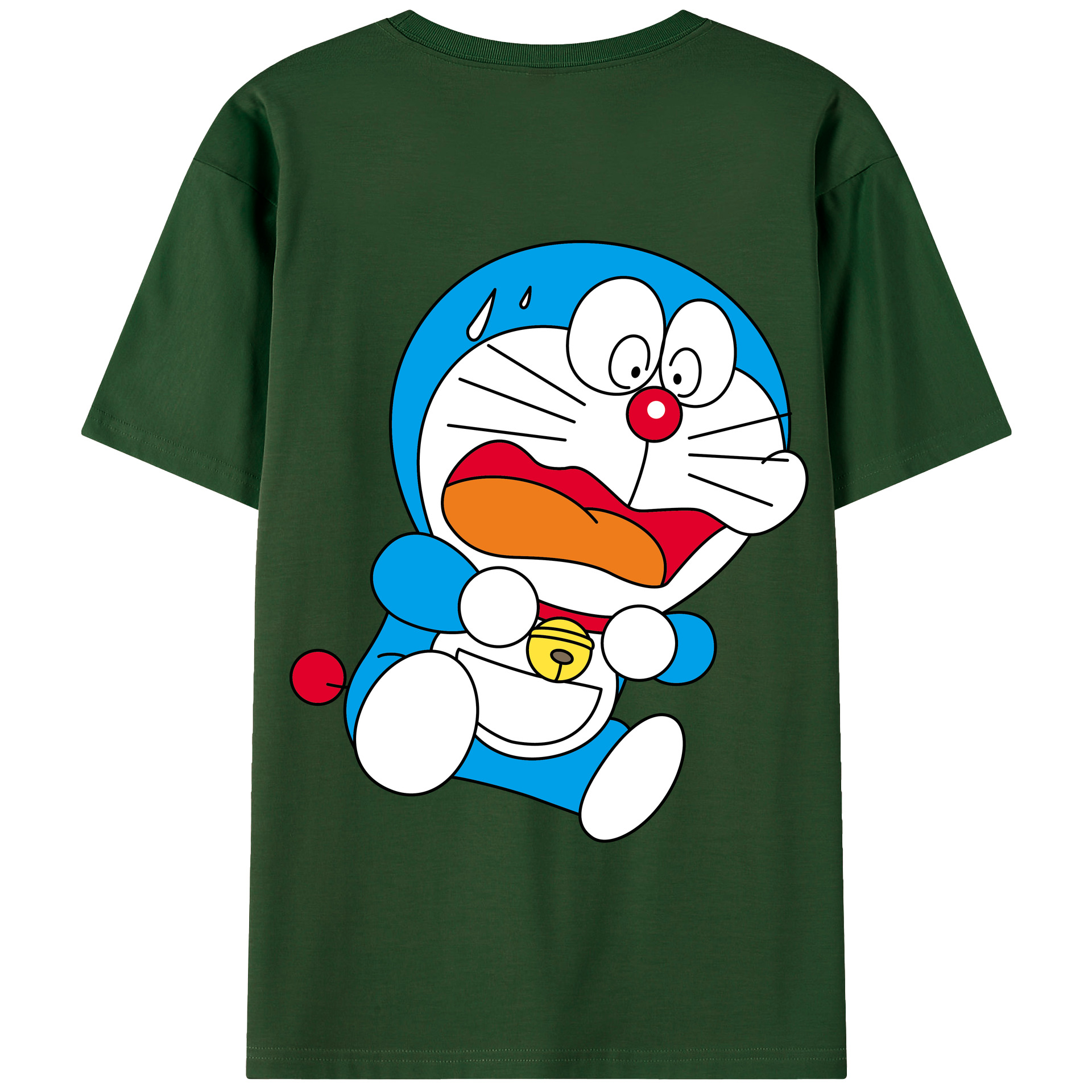 （画像用） ドラえもん Doraemon 綿100％半袖Tシャツ（背面プリント）